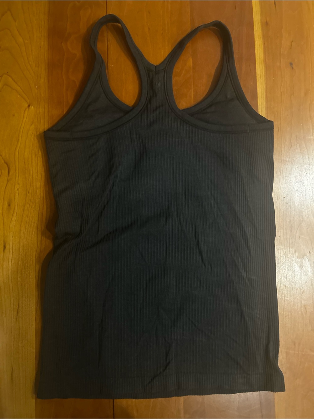 Lululemon Black Ribbed Tank Top size 8 - Picture 5 of 5
